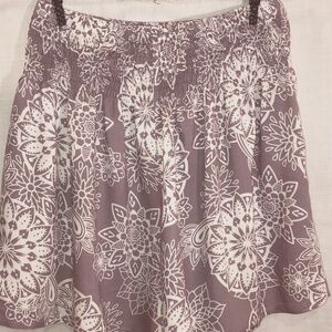 (1037) Lotus and Luna Shorts/Soft Flattering Smocked Elastic Waist. Size S/M
